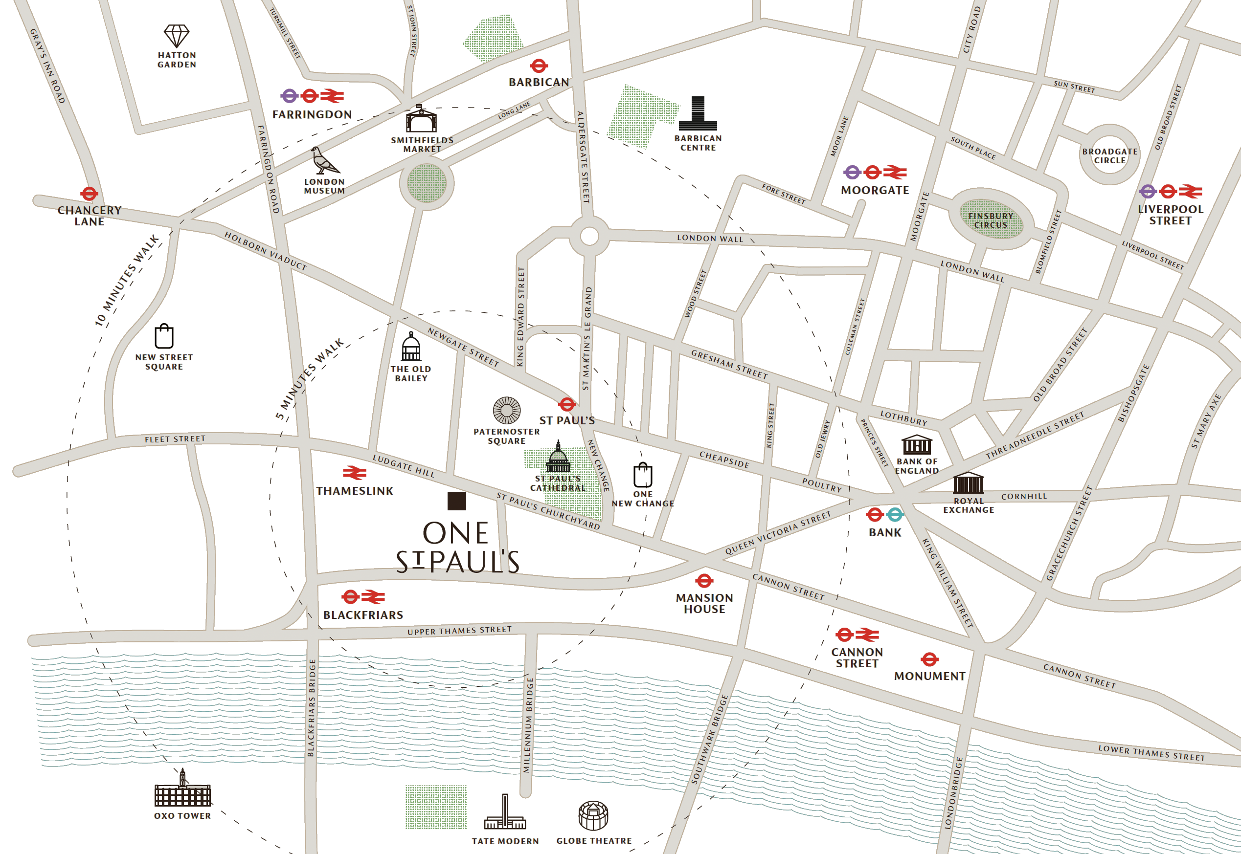 Location connectivity map