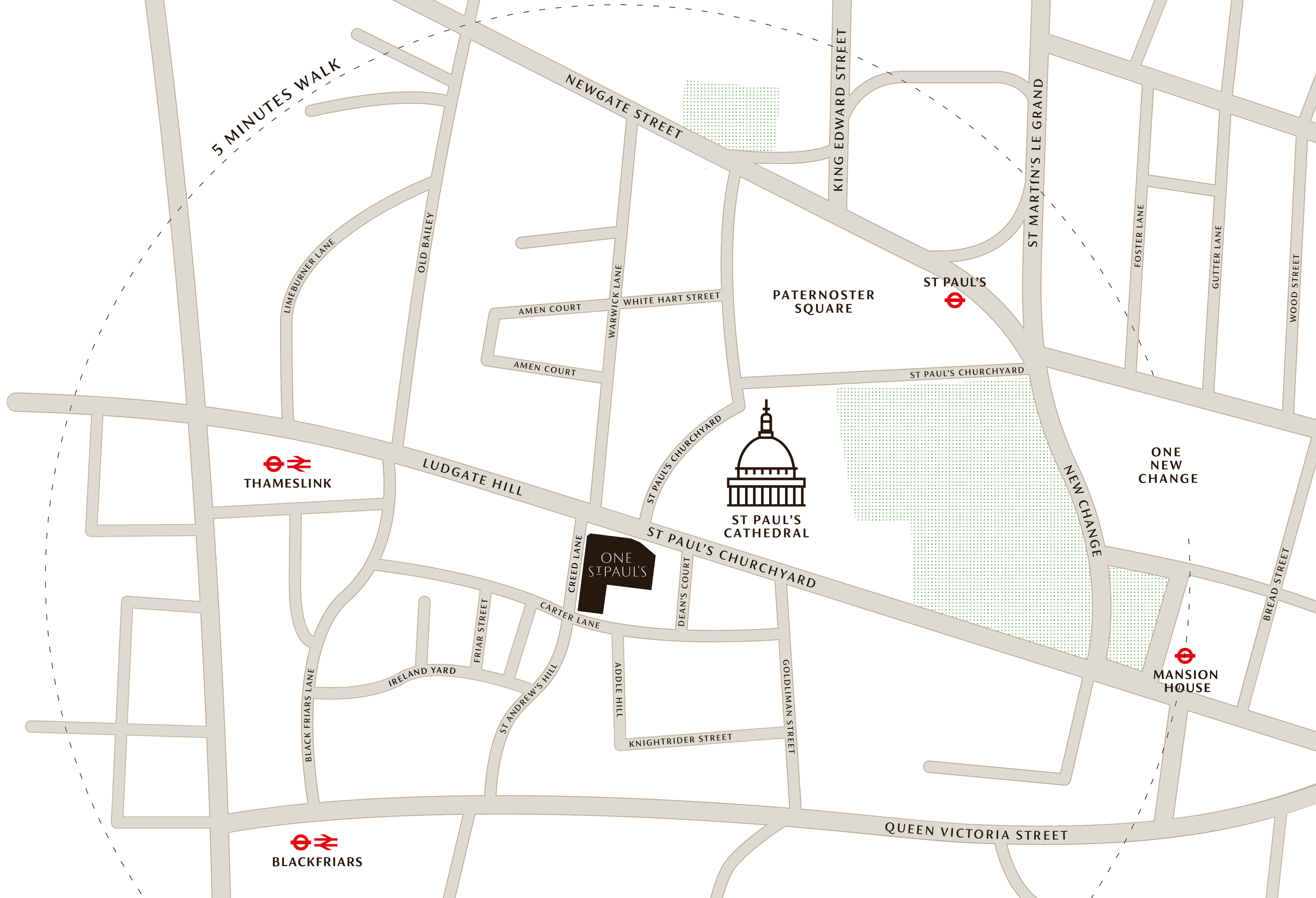 Location amenities map